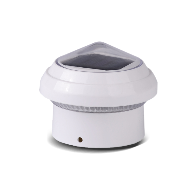 2211-CP1 WH Plastic Chain Link Hegn Solar Post Cap Light 2211-CP1 WH Plastic Chain Link Hegn Solar Post Cap Light