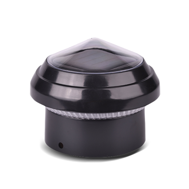 2211-CP1 BL Lille rund udendørs vandtæt plaststolpehættelampe 2211-CP1 BL Lille rund udendørs vandtæt plaststolpehættelampe