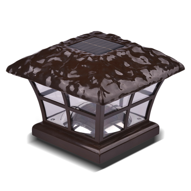 2211-F13 BR Sort udendørs dekorativ høj lysstyrke hegnspælshættelys 2211-F13 BR Sort udendørs dekorativ høj lysstyrke hegnspælshættelys