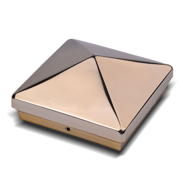 2211-FC3 Messing Vandtæt træ udendørs ornamental stolpehætte 2211-FC3 Messing Vandtæt træ udendørs ornamental stolpehætte