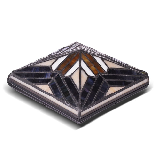 2211-TC3 Tiffany Splejsning nyttig glasstolpehætte 2211-TC3 Tiffany Splejsning nyttig glasstolpehætte